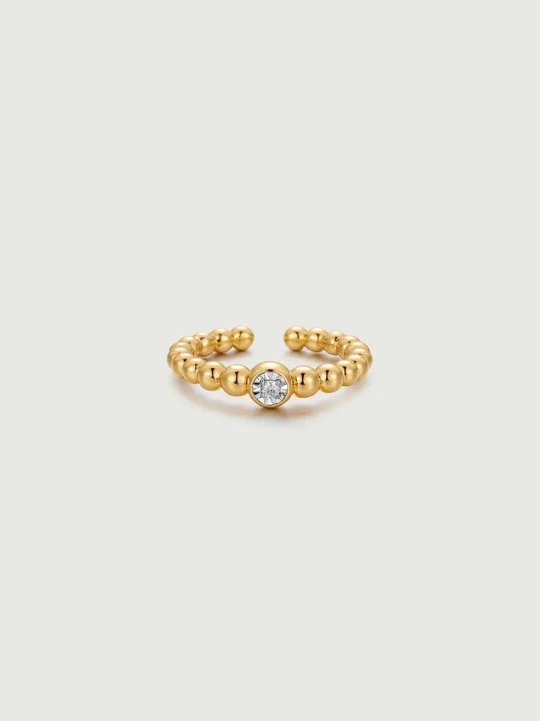 Sphere Diamond Ring