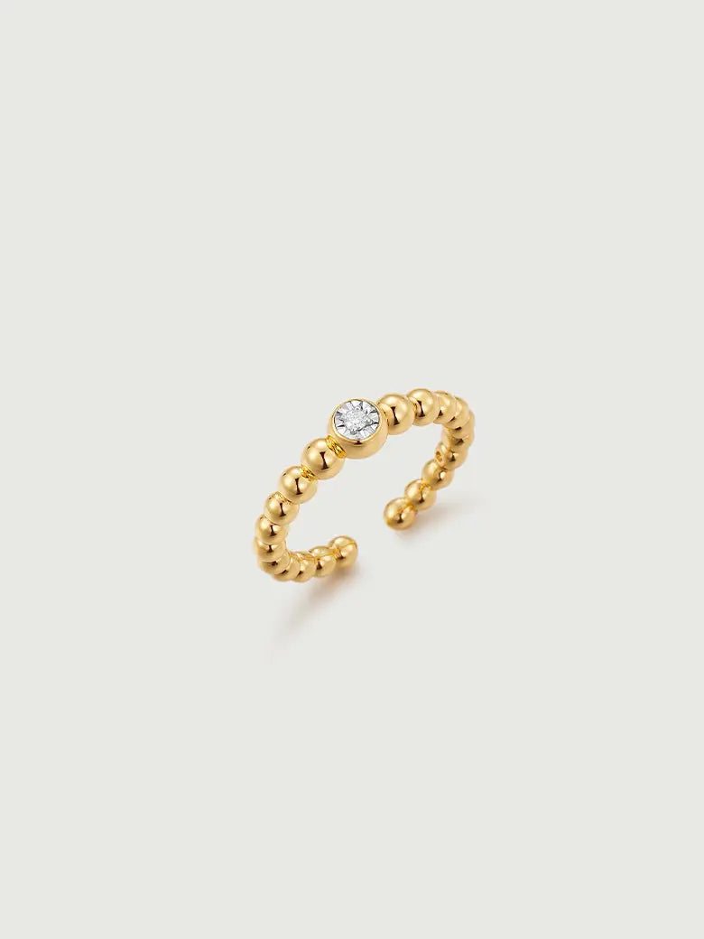 Sphere Diamond Ring