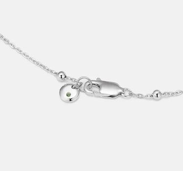 Spheres Chain Silver Necklace-obyjewelry