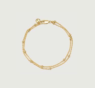 Spheres Double Chain Bracelet