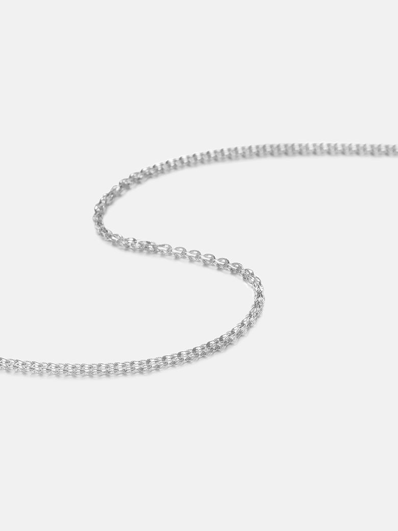 Spiga Silver Chain Necklace