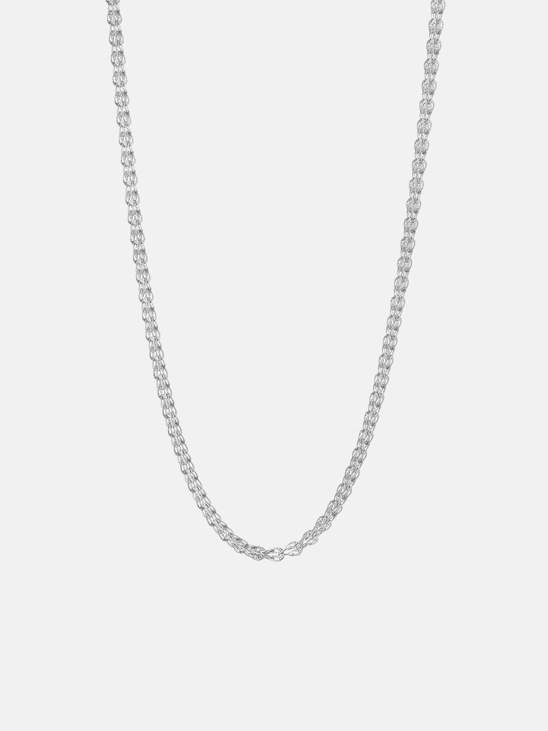 Spiga Silver Chain Necklace