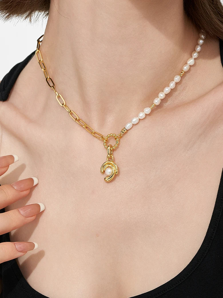 Splice Pearl Necklace Set