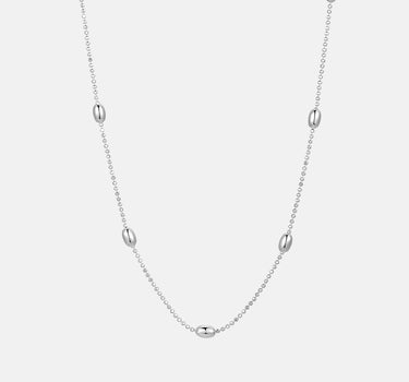 Stardust Bead Silver Chain