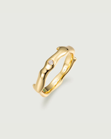 Stardust Moissanite Solitaire Ring