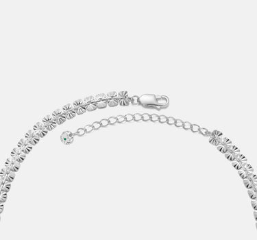 Starlight Shimmer Silver Chain Necklace-obyjewelry