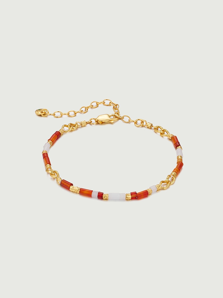 Sunset Agate Mosaic Bracelet