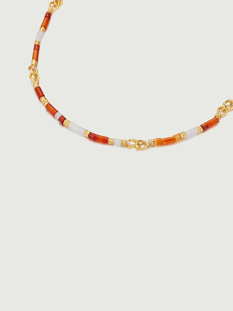 Sunset Agate Mosaic Bracelet