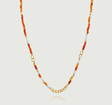 Sunset Onyx Mosaic Necklace