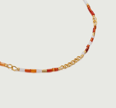 Sunset Onyx Mosaic Necklace