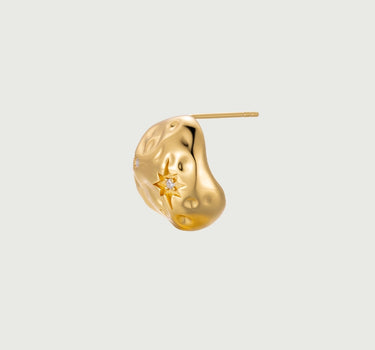 Texture Diamond Stud Earrings