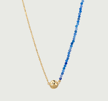 Texture Gemstone Necklace