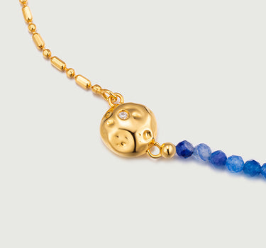 Texture Gemstone Necklace