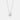 Textured silver diamond pendant necklace with irregular surface and single lab-grown diamond