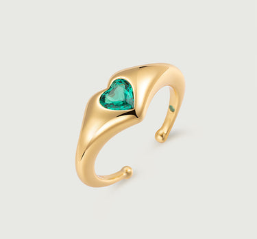 Heart Emerald Set