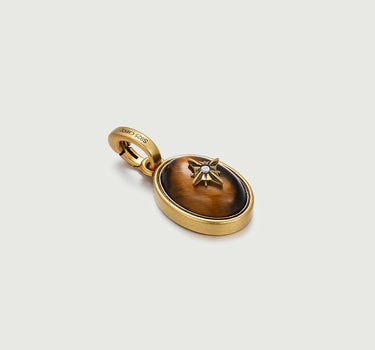 Tiger Eyes Signature Silver Charm-obyjewelry