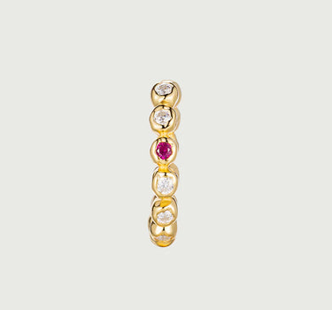 Tiny Gemstone Ear Cuffs