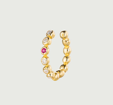 Tiny Gemstone Ear Cuffs