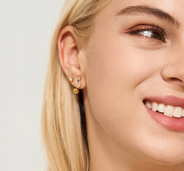 Tiny Gemstone Earrings