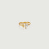 Twin Drop Open Ring