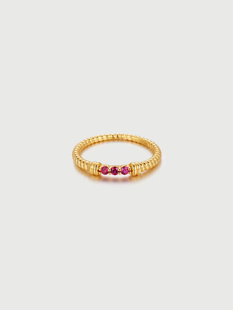 Twist Ruby Ring