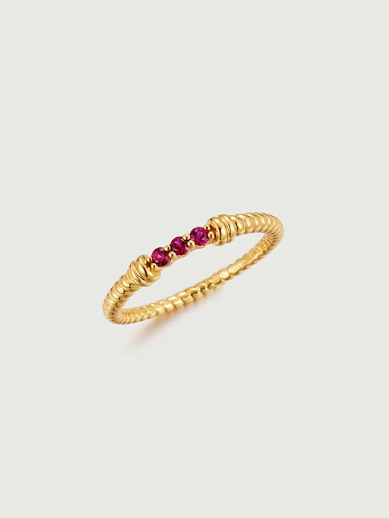 Twist Ruby Ring