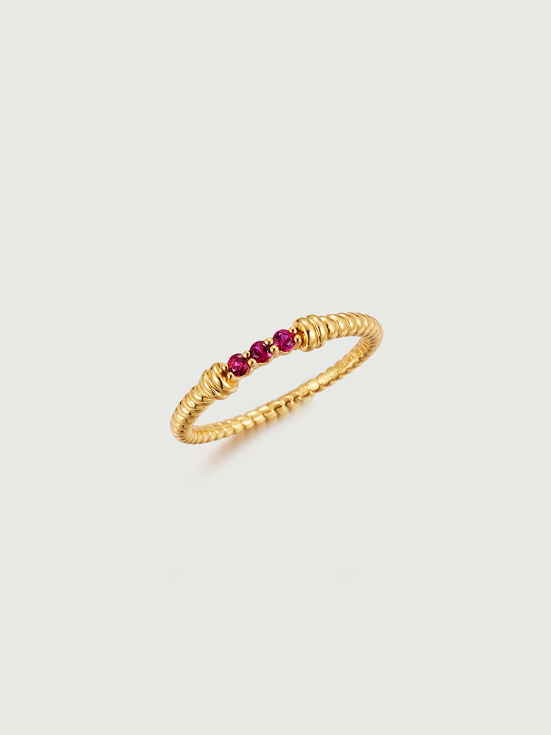 Twist Ruby Ring