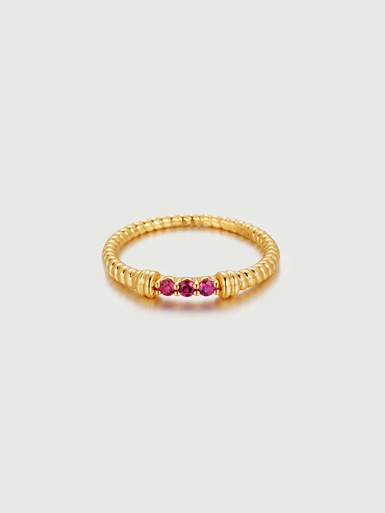 Twist Ruby Ring