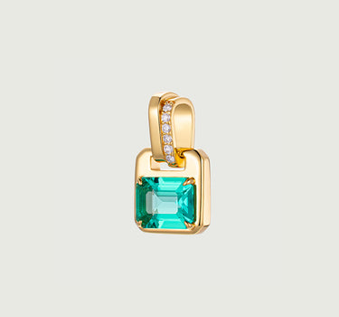 Versailles Emerald Pendant Charm 4.00 Carat