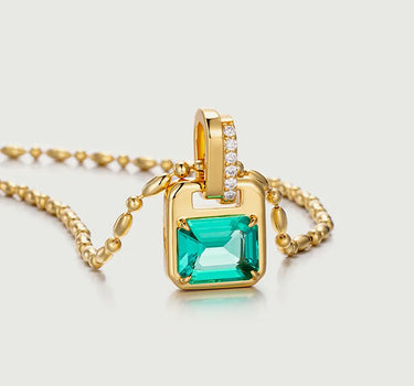 Versailles Emerald Pendant Charm 4.00 Carat