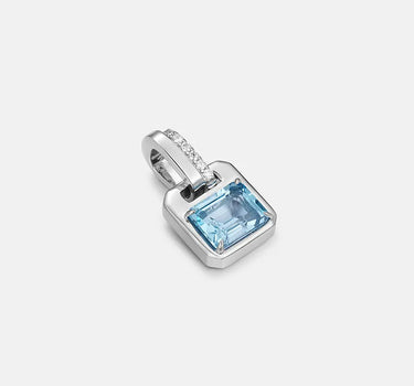 Versailles Topaz Pendant Charm-obyjewelry