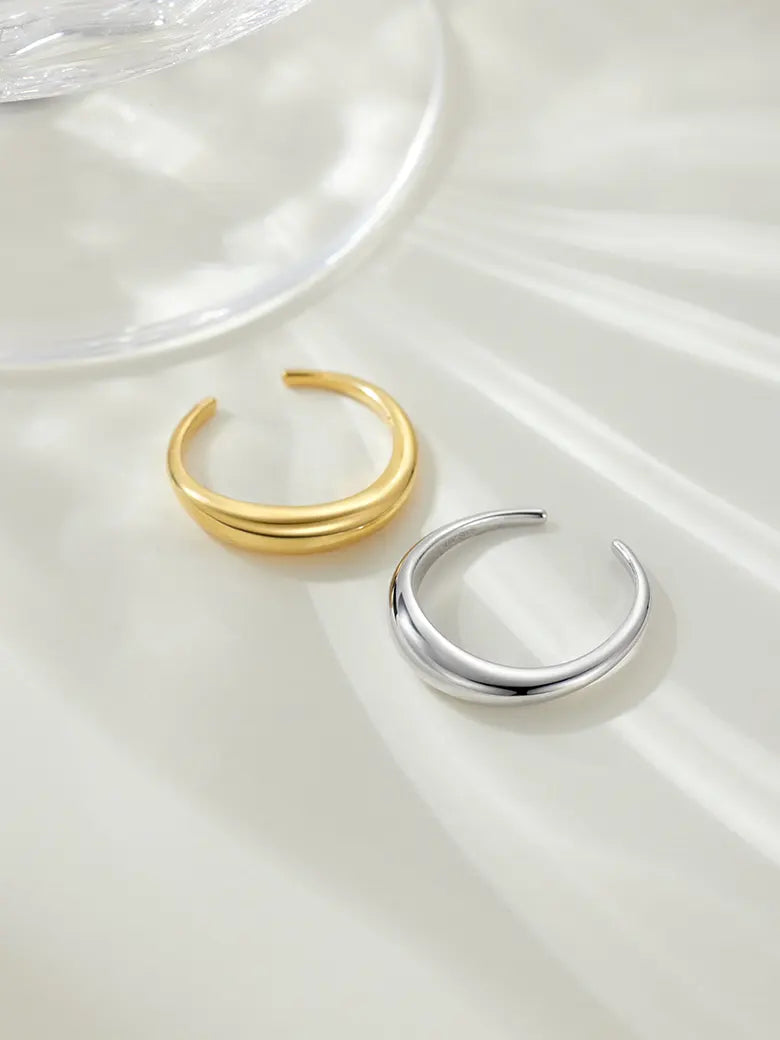 Wavy Stacking Ring Set-obyjewelry