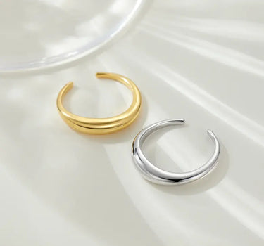 Wavy Stacking Ring Set-obyjewelry