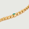 Wheat Cascade Emerald Bracelet