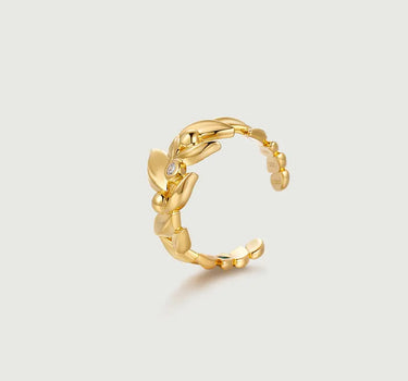 Wheat Diamond Open Ring-obyjewelry