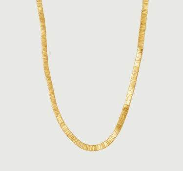 Wide Flat Snake Necklace