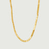 Wide Flat Snake Necklace