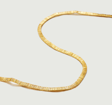 Wide Flat Snake Necklace