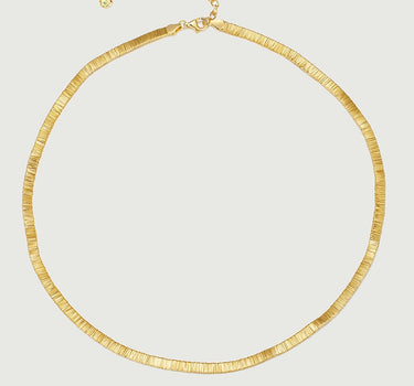 Wide Flat Snake Necklace
