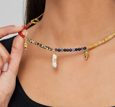Willow Mix Gemstones Necklace