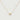 Romantic 18k gold vermeil pave diamond linked necklace